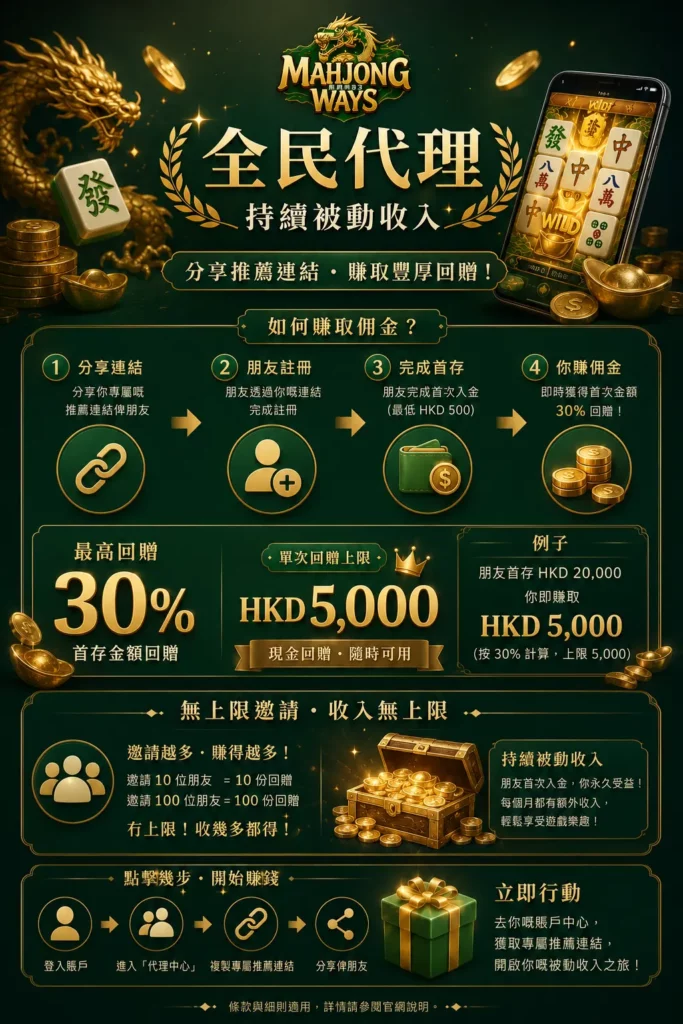 全民代理 - 持續被動收入